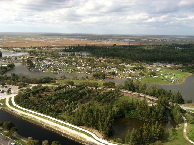 Aerial photo of Camporee
