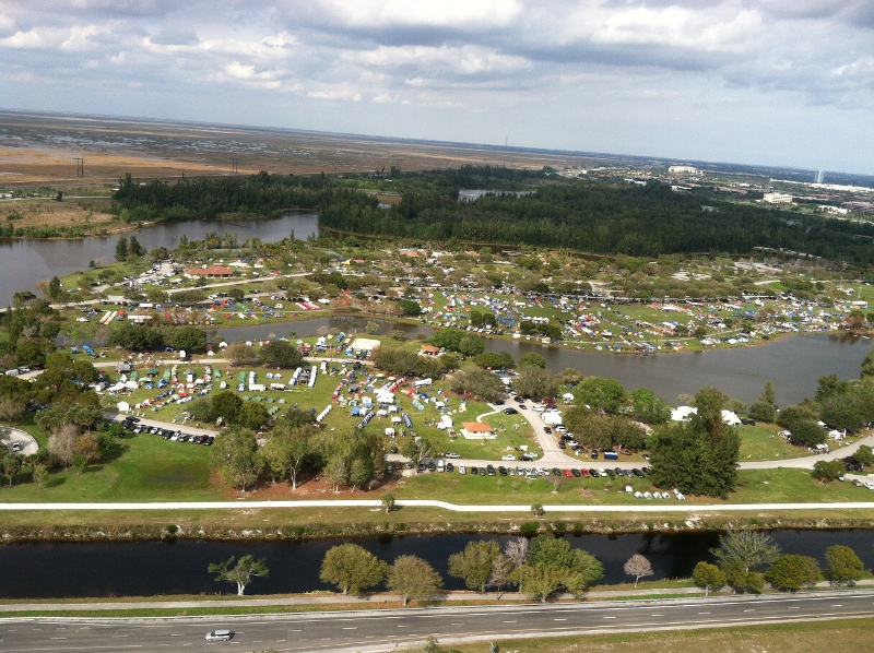 Scoutmasters Camporee aerial view from 2012 Camporee