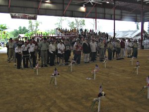 Veterans at 2013 ceremony